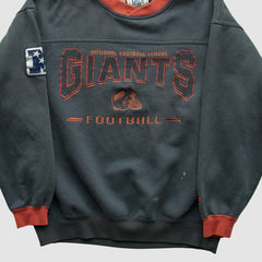 New York Giants Lee Apparel 90s Pullover Sweatshirt Charcoal Vintage