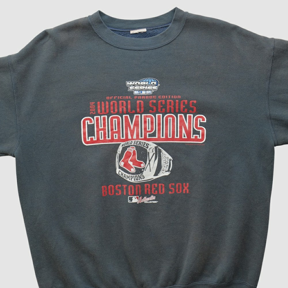 World Series 2004 Pullover Sweatshirt - Black - L by Fanatics Real Vintage Pullover