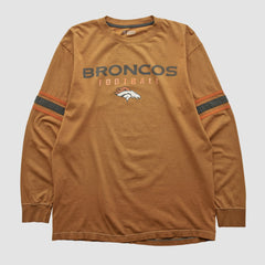 Denver Broncos 2000s Long Sleeve T-shirt Clay Vintage