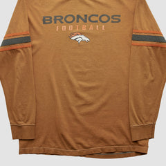 Denver Broncos 2000s Long Sleeve T-shirt Clay Vintage