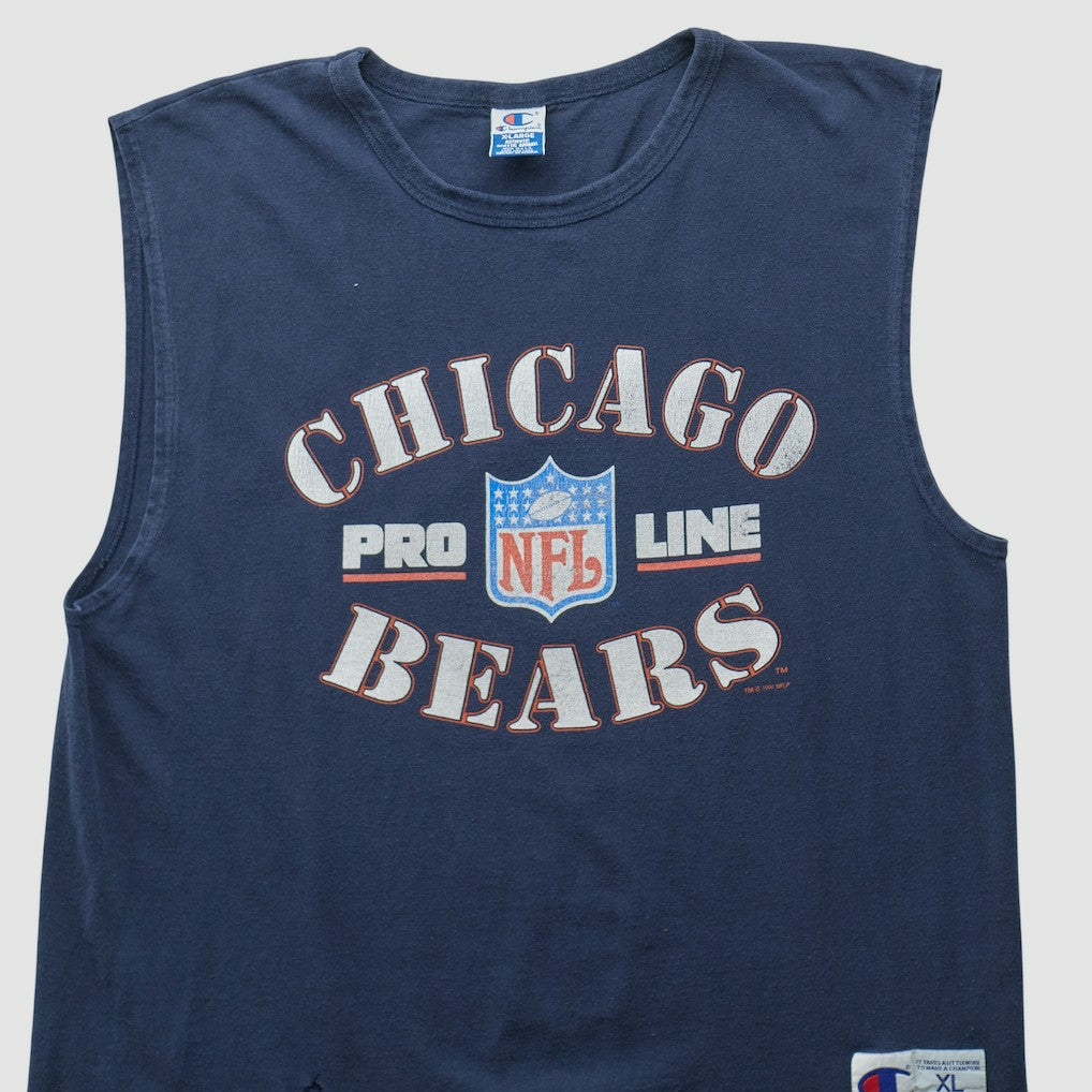 Chicago Bears Champion 90s Tank Navy Vintage