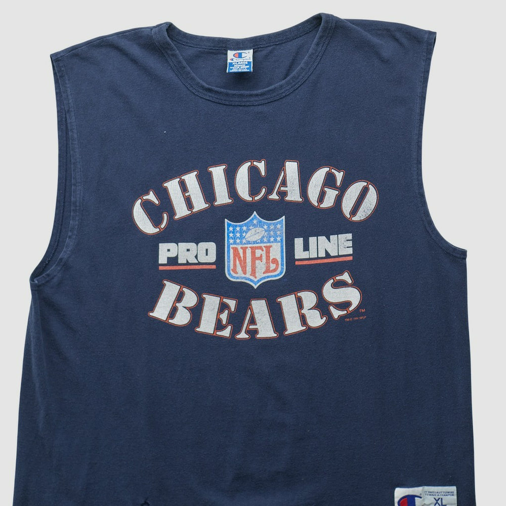 Chicago Bears Champion 90s Tank Navy Vintage