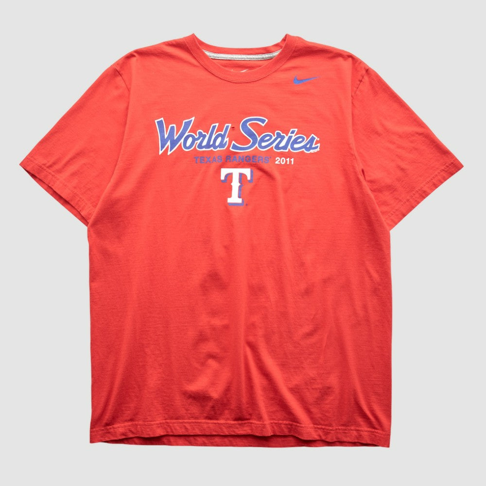 Texas Rangers Nike 2011 T-shirt - Red - L by Fanatics Real Vintage T-shirts