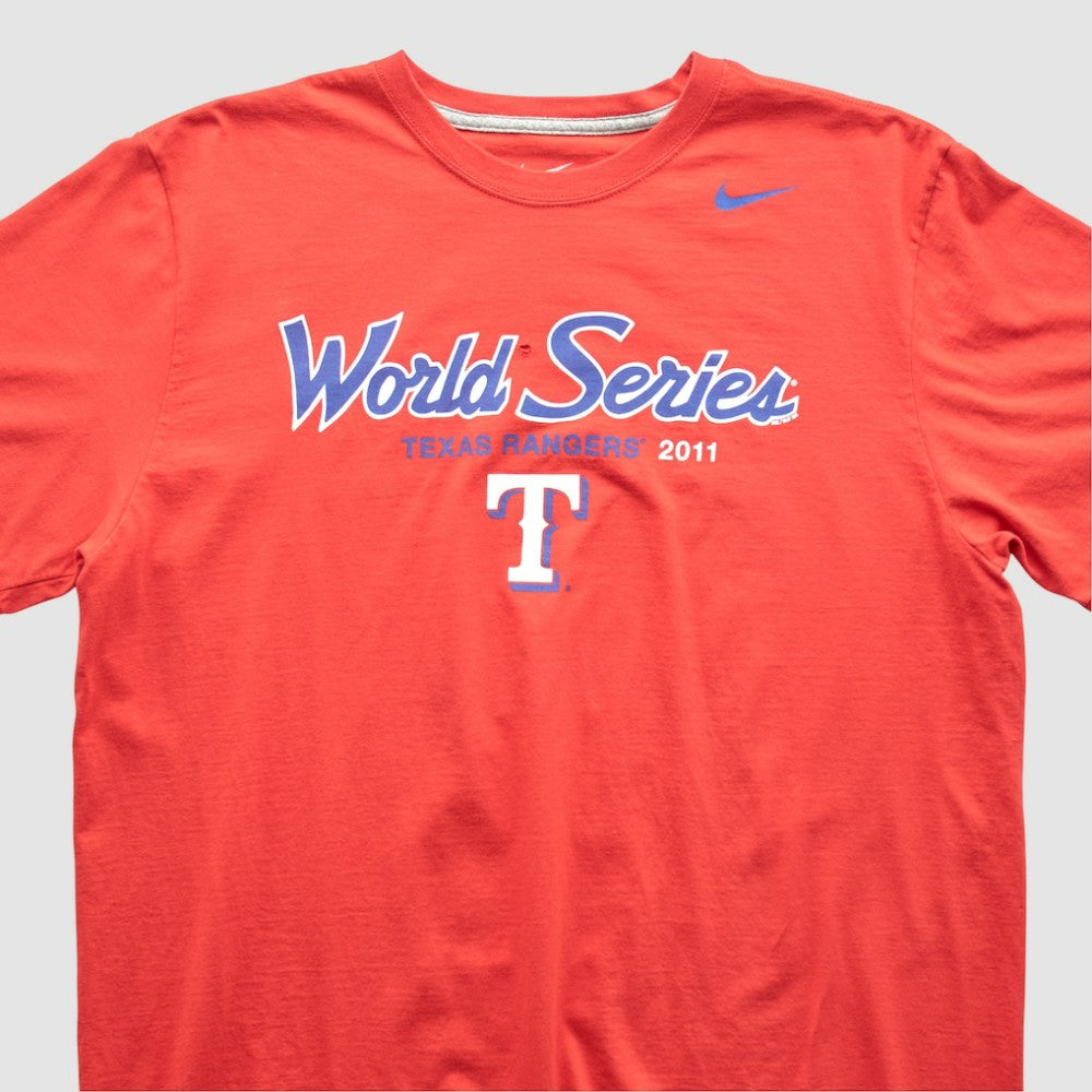Texas Rangers Nike 2011 T-shirt - Red - L by Fanatics Real Vintage T-shirts
