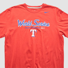 Texas Rangers Nike 2011 T-shirt - Red - L by Fanatics Real Vintage T-shirts