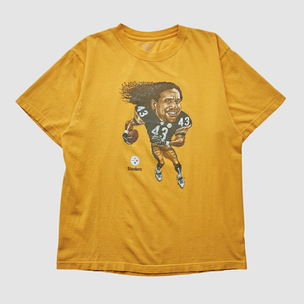 Pittsburgh Steelers Reebok 2000s T-shirt Yellow Vintage