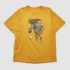 Pittsburgh Steelers Reebok 2000s T-shirt Yellow Vintage