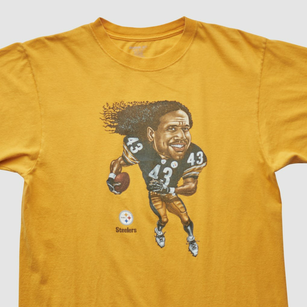 Pittsburgh Steelers Reebok 2000s T-shirt Yellow Vintage