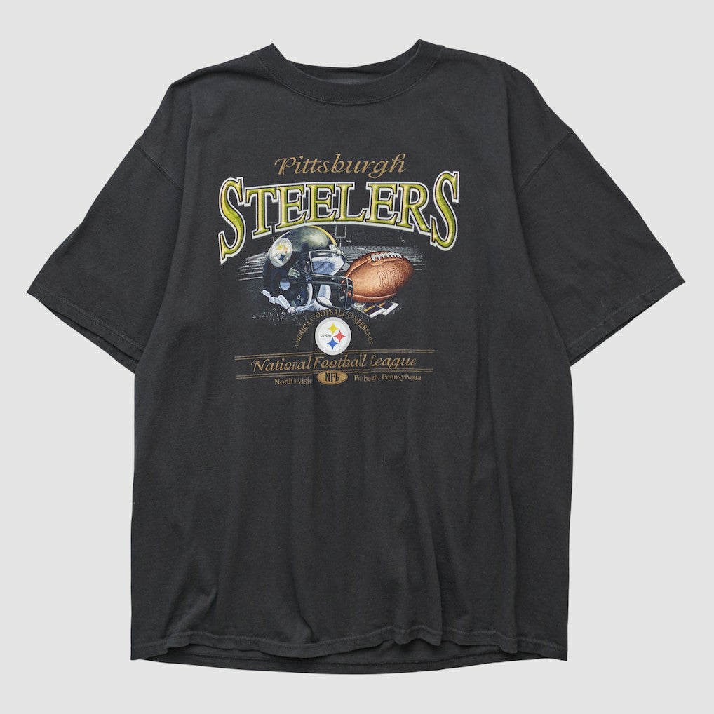 Pittsburgh Steelers NFL 2000s T-shirt Black Vintage
