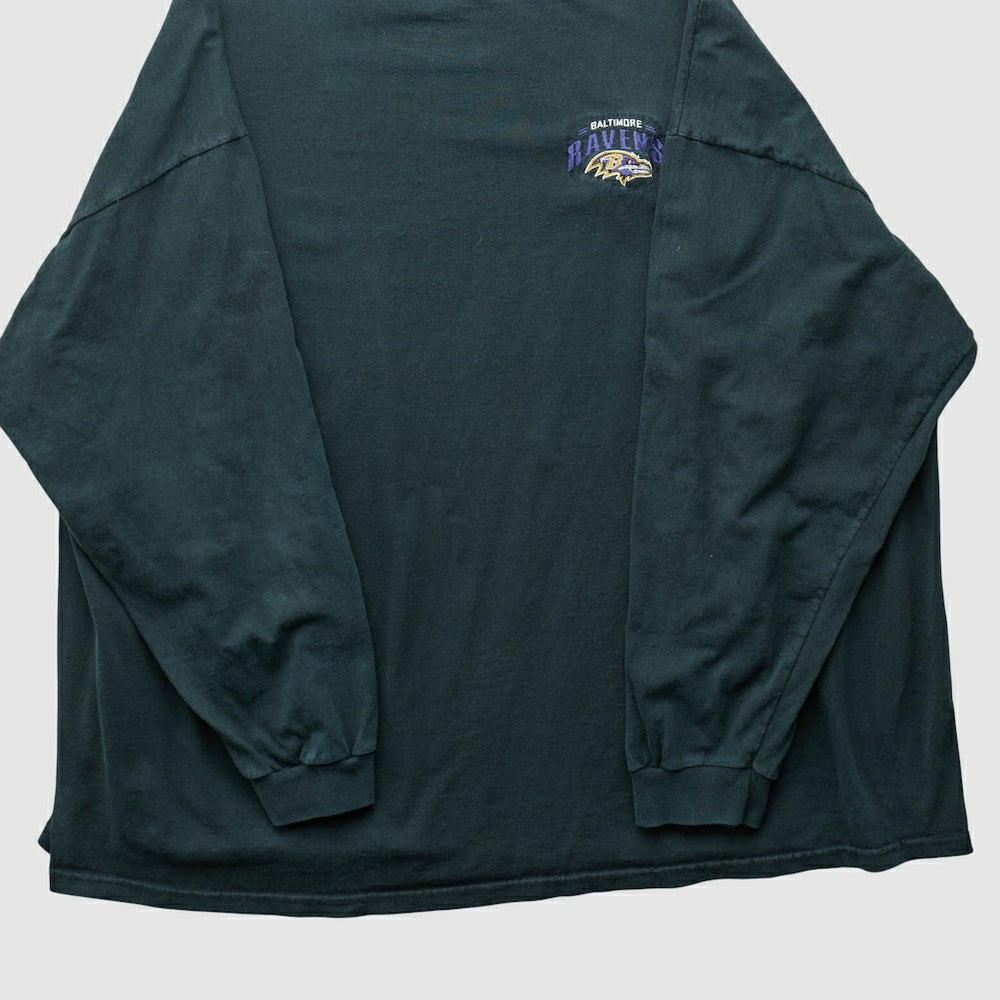 Baltimore Ravens 90s Long Sleeve T-shirt Black Vintage