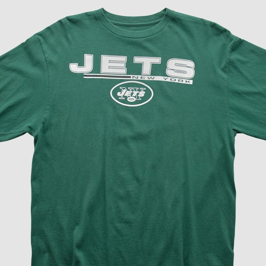 New York Jets Majestic 2010s Long Sleeve T-shirt Green Vintage