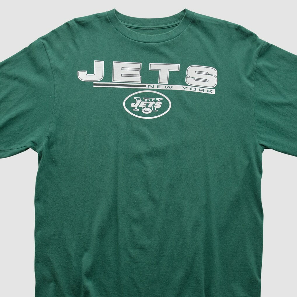 New York Jets Majestic 2010s Long Sleeve T-shirt Green Vintage