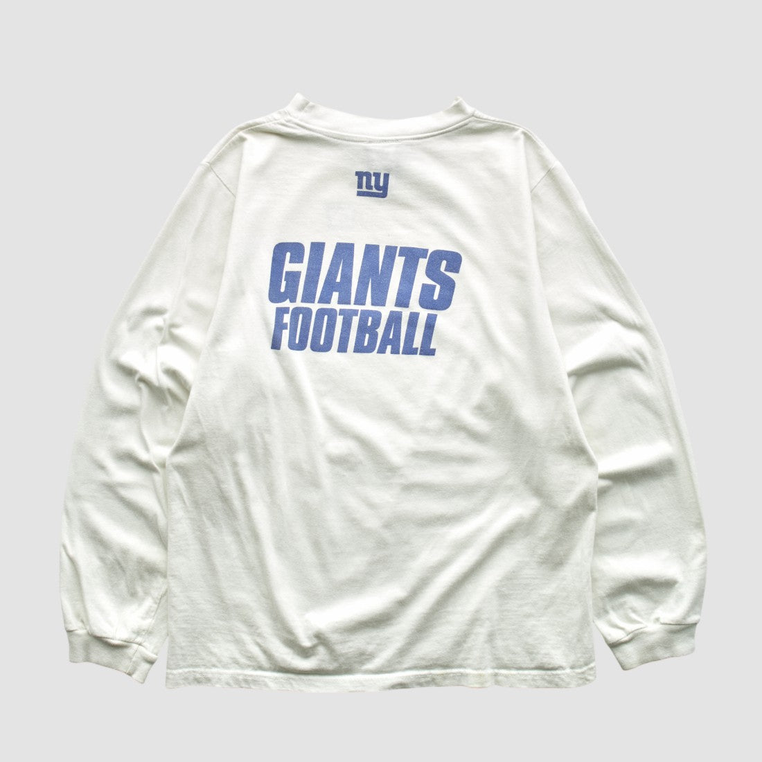 New York Giants 2000s Long Sleeve T-shirt White Vintage
