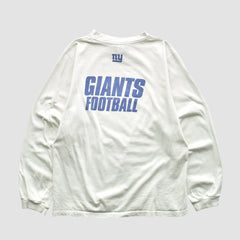 New York Giants 2000s Long Sleeve T-shirt White Vintage