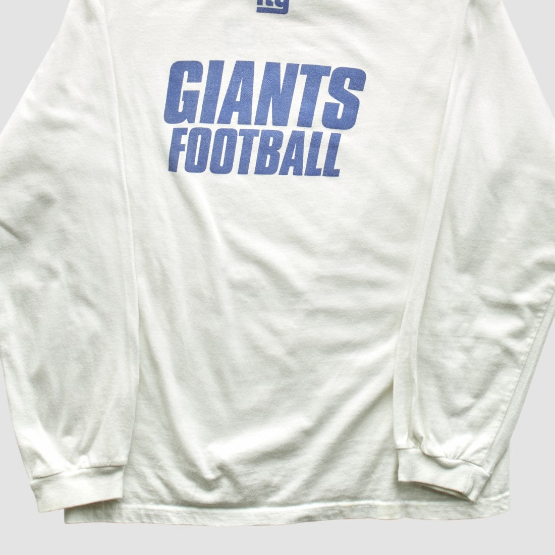 New York Giants 2000s Long Sleeve T-shirt White Vintage