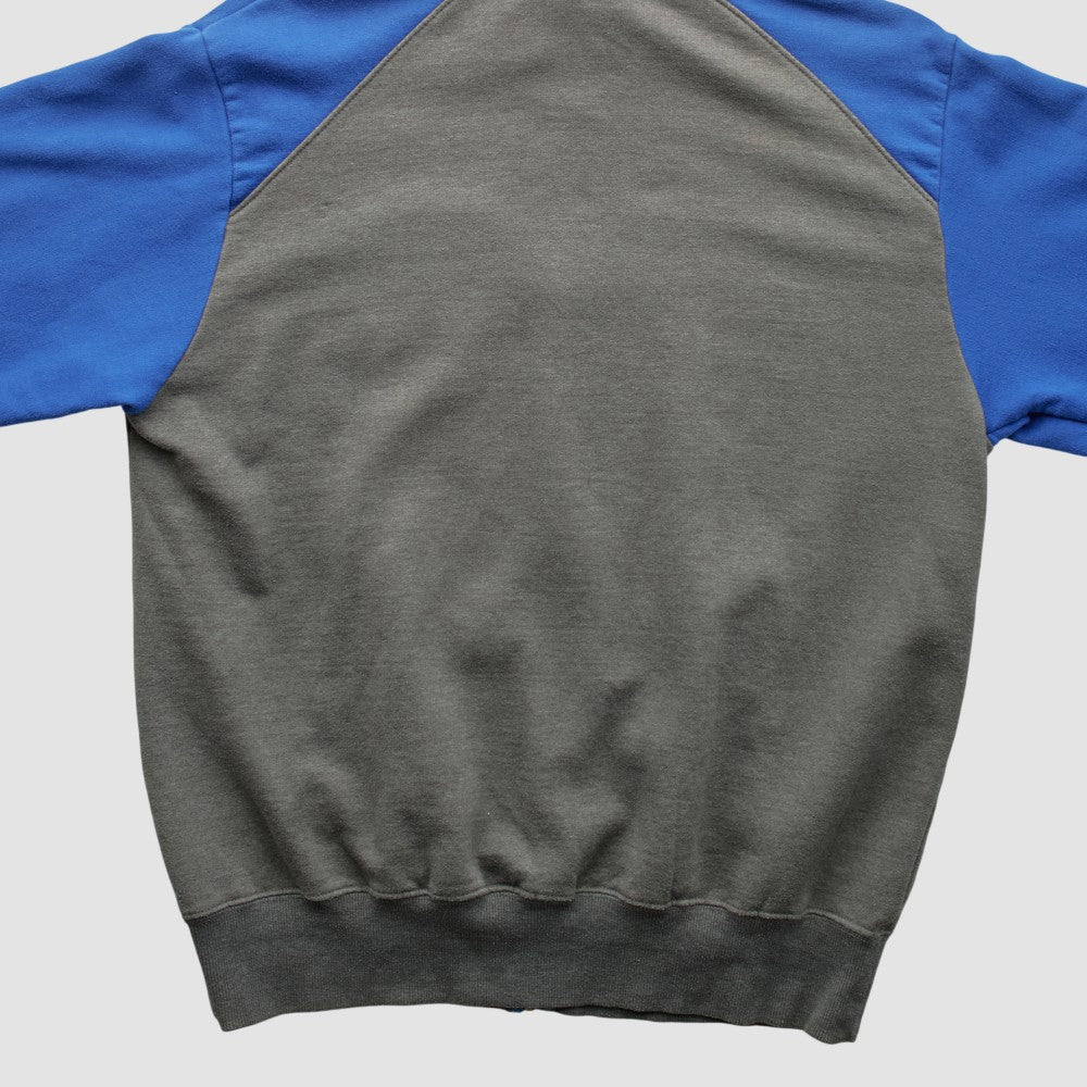 Kansas City Royals Majestic 2000s Full Zip Sweatshirt - Dark Heather Gray - M by Fanatics Real Vintage Sweatshirts