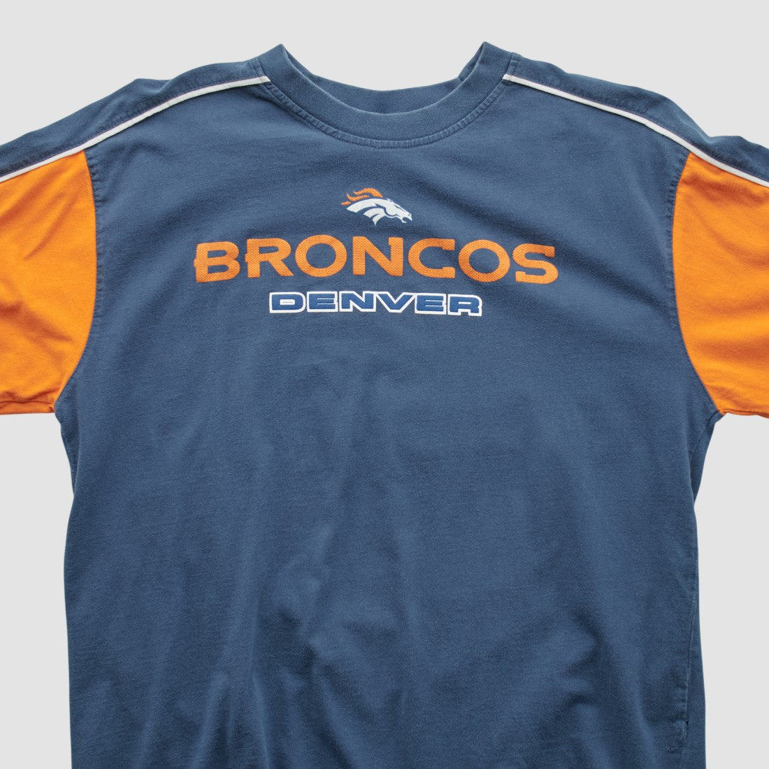 Denver Broncos NFL 2000s Long Sleeve T-shirt Navy Vintage