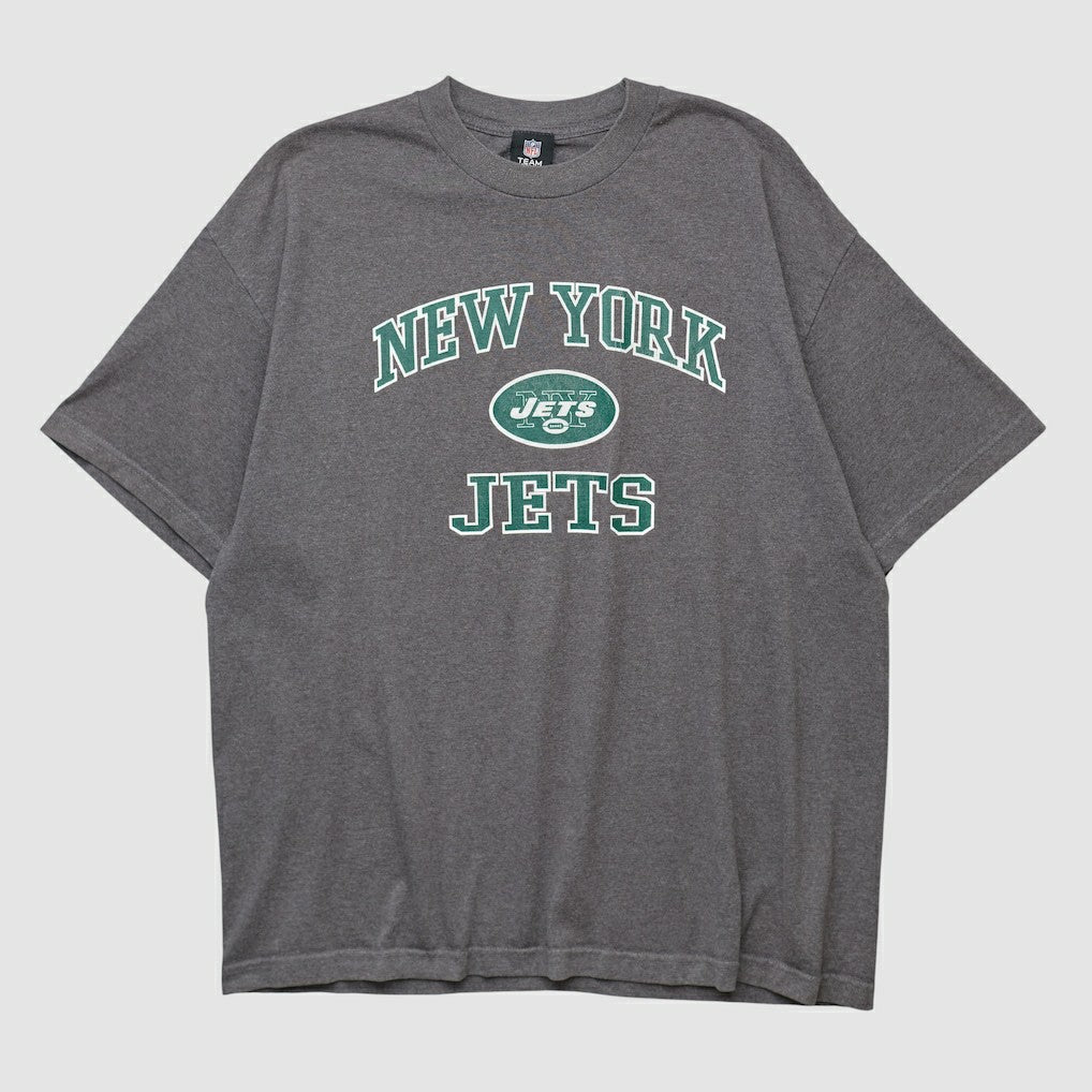 New York Jets NFL 2010s T-shirt Dark Heather Gray Vintage