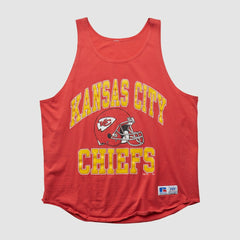 Kansas City Chiefs Russell 90s Tank Red Vintage