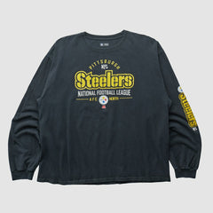 Pittsburgh Steelers NFL 2010s Long Sleeve T-shirt Black Vintage