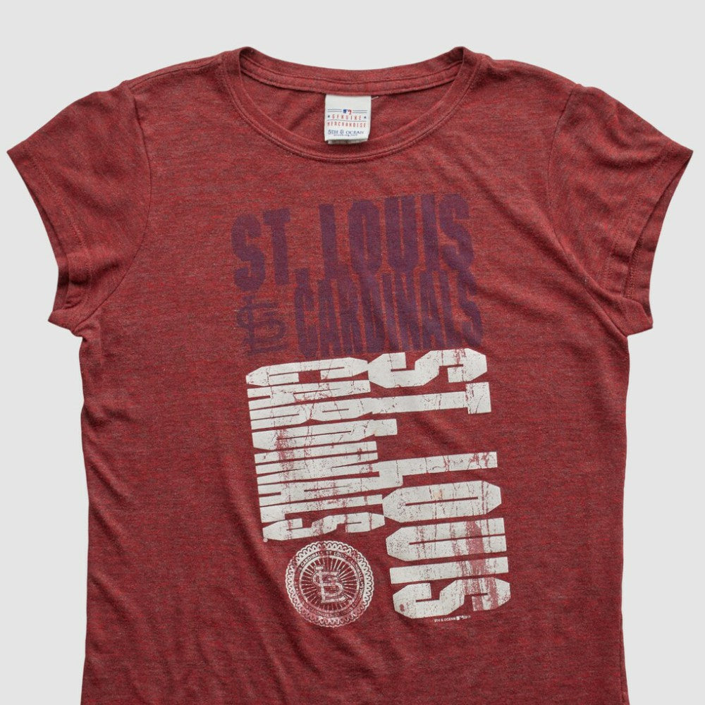 St. Louis Cardinals Genuine Merchandise 2010s T-shirt - Maroon - M by Fanatics Real Vintage T-shirts