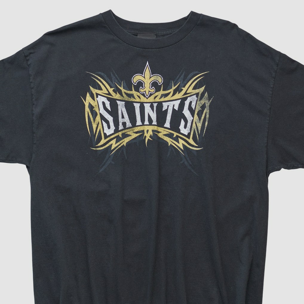 New Orleans Saints Reebok 2000s T-shirt Black Vintage
