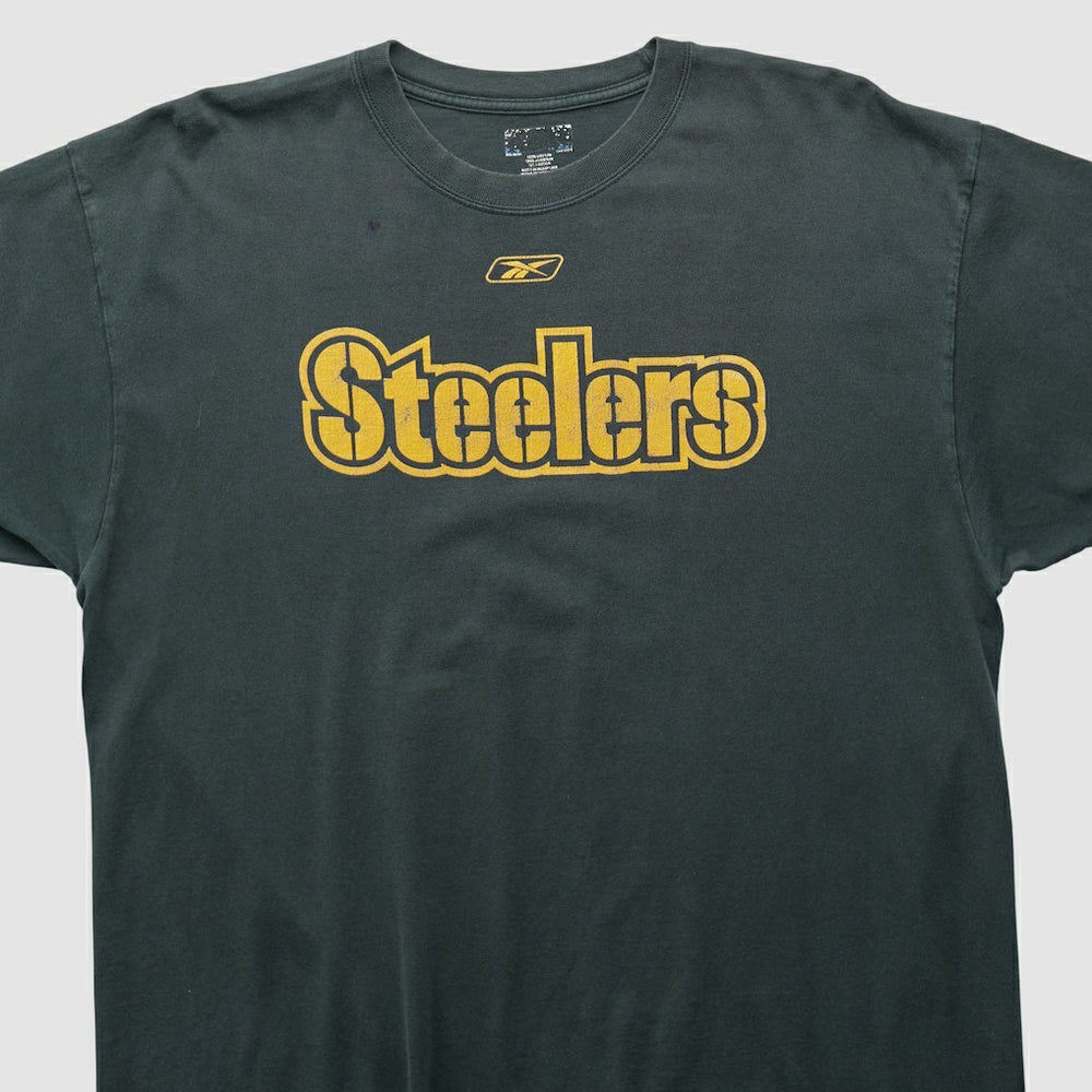 Pittsburgh Steelers Reebok 2000s T-shirt Black Vintage