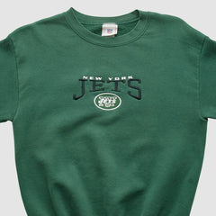 New York Jets NFL 2000s Pullover Sweatshirt Green Vintage