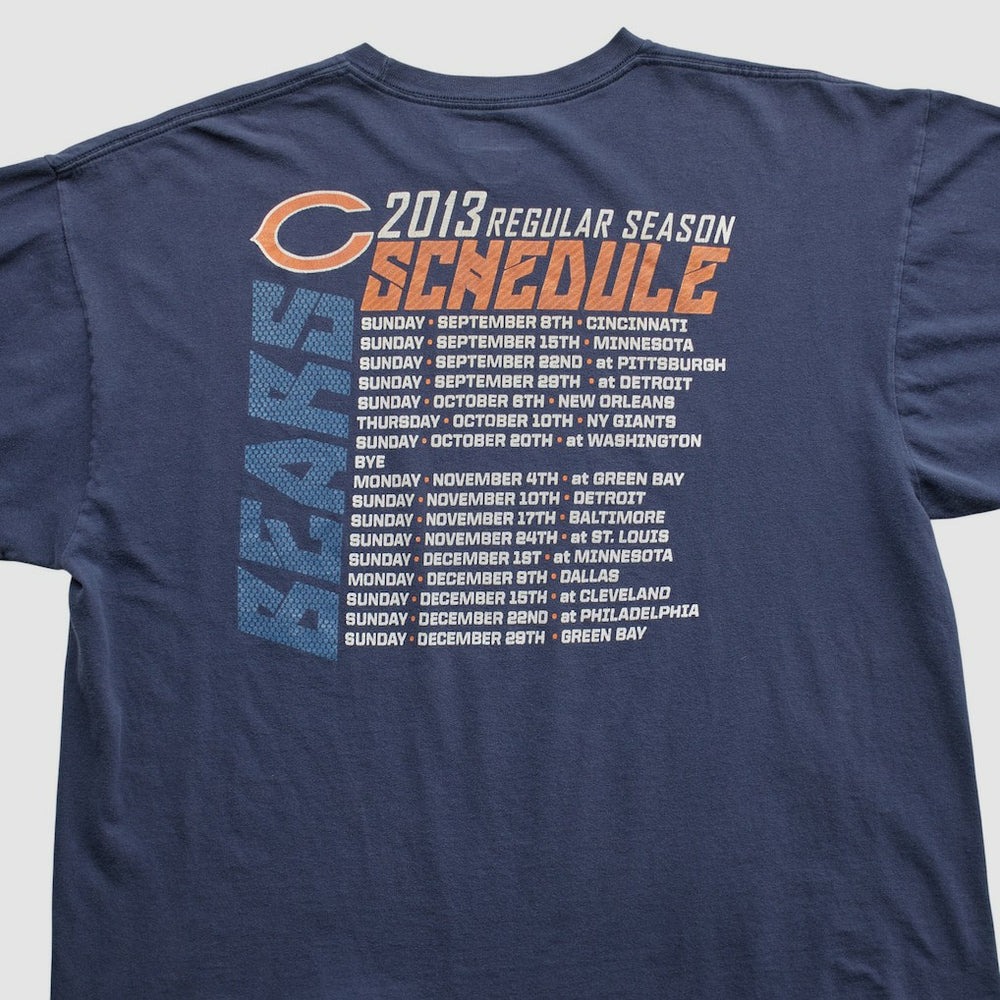 Chicago Bears NFL 2010s T-shirt Navy Vintage