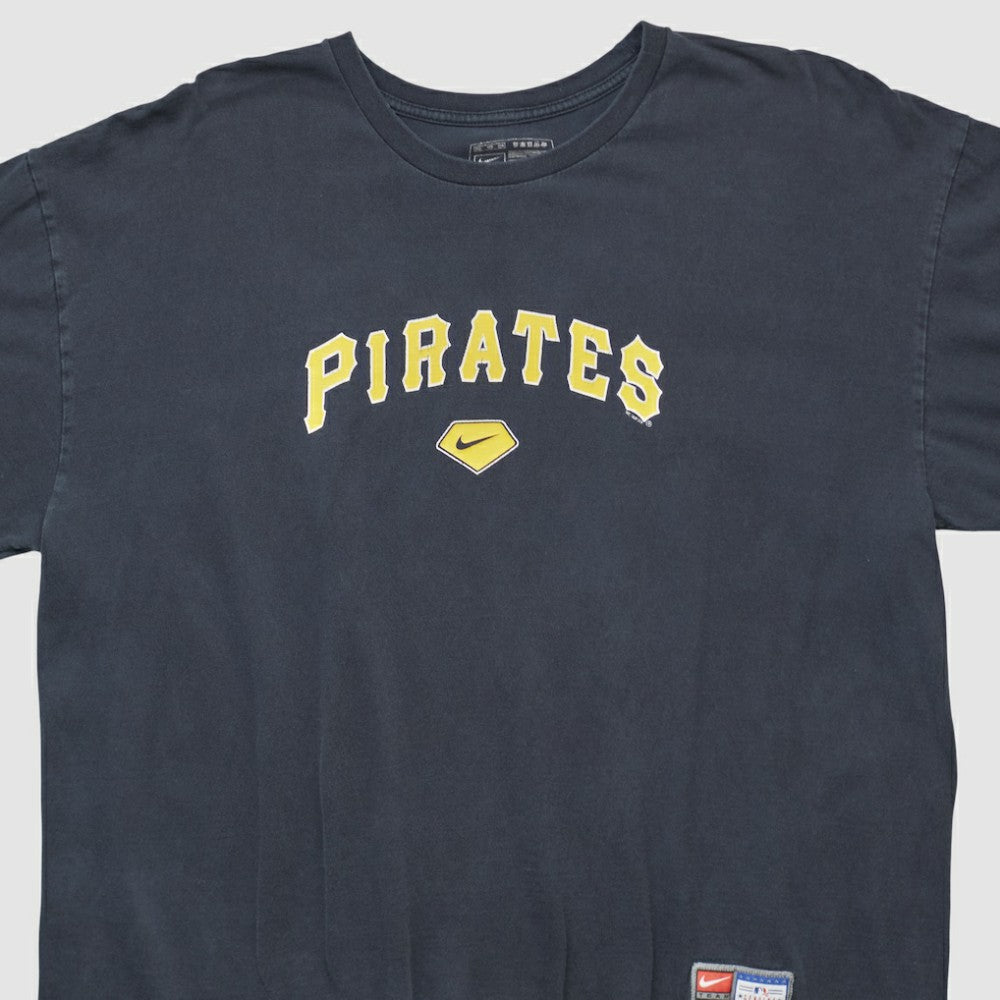 Pittsburgh Pirates Nike 2000s Long Sleeve T-shirt - Navy - XL by Fanatics Real Vintage T-shirts