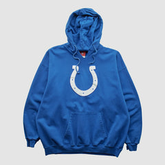 Indianapolis Colts NFL 2000s Hooded Pullover Sweatshirt Blue Vintage