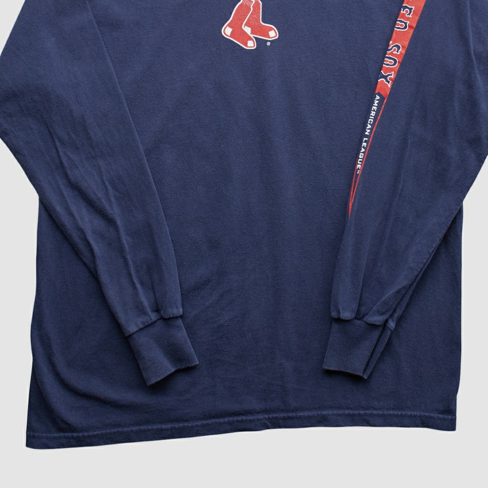 Boston Red Sox Lee Apparel 2000s Long Sleeve T-shirt - Navy - M by Fanatics Real Vintage T-shirts