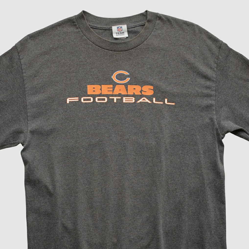 Chicago Bears NFL 2010s Long Sleeve T-shirt Dark Heather Gray Vintage