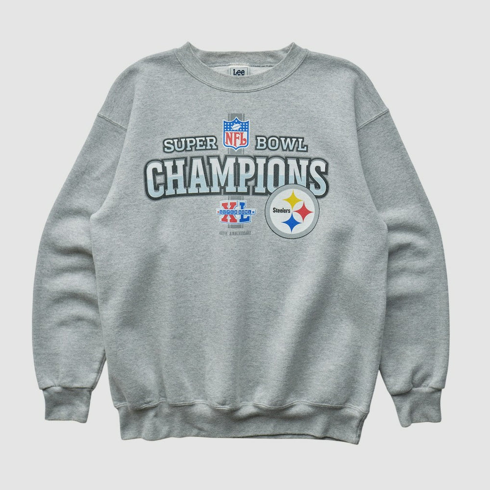 Pittsburgh Steelers Lee Apparel 2006 Pullover Sweatshirt Heather Gray Vintage