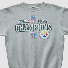Pittsburgh Steelers Lee Apparel 2006 Pullover Sweatshirt Heather Gray Vintage