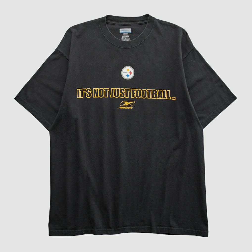 Pittsburgh Steelers Reebok 2000s T-shirt Black Vintage