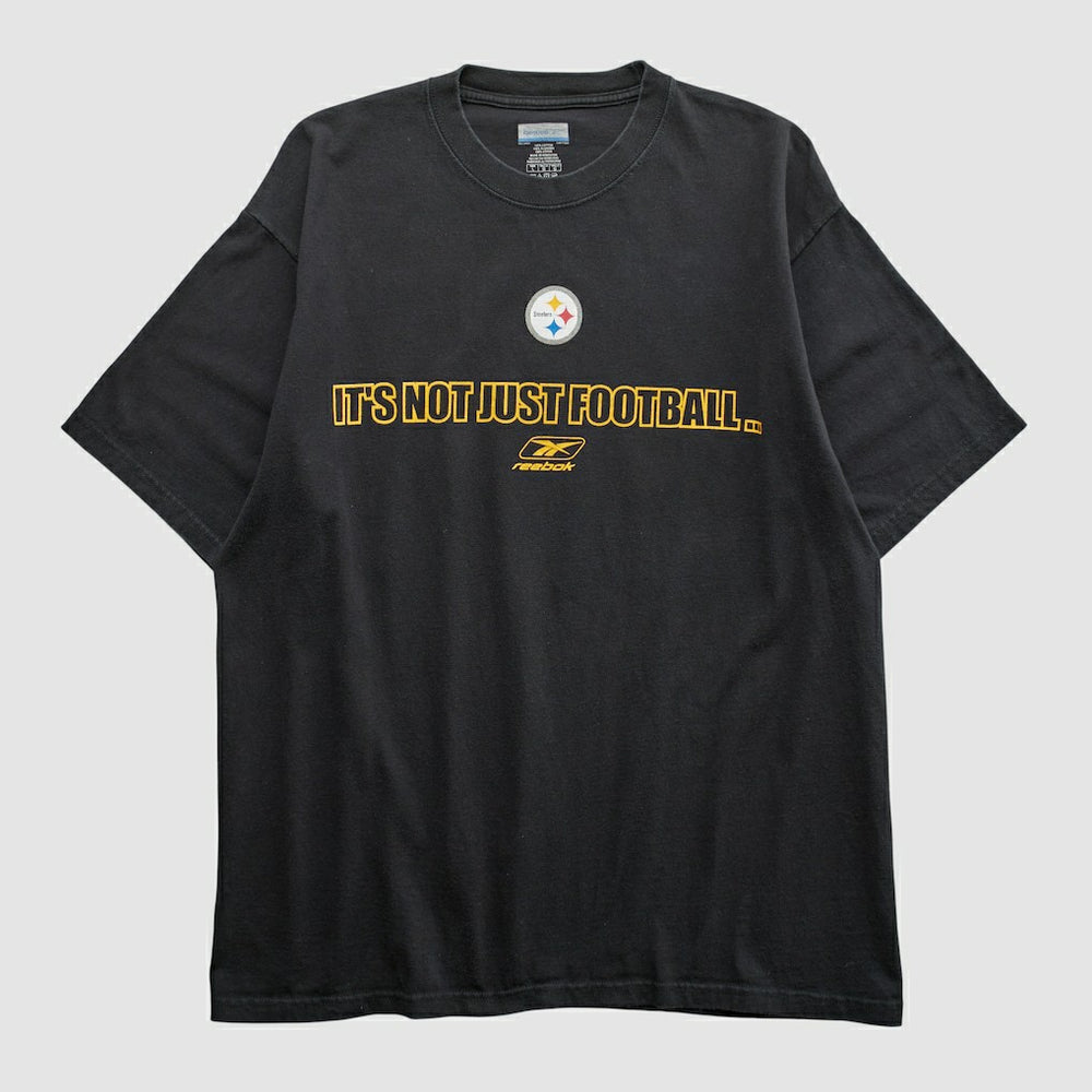 Pittsburgh Steelers Reebok 2000s T-shirt Black Vintage