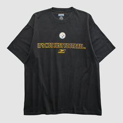 Pittsburgh Steelers Reebok 2000s T-shirt Black Vintage