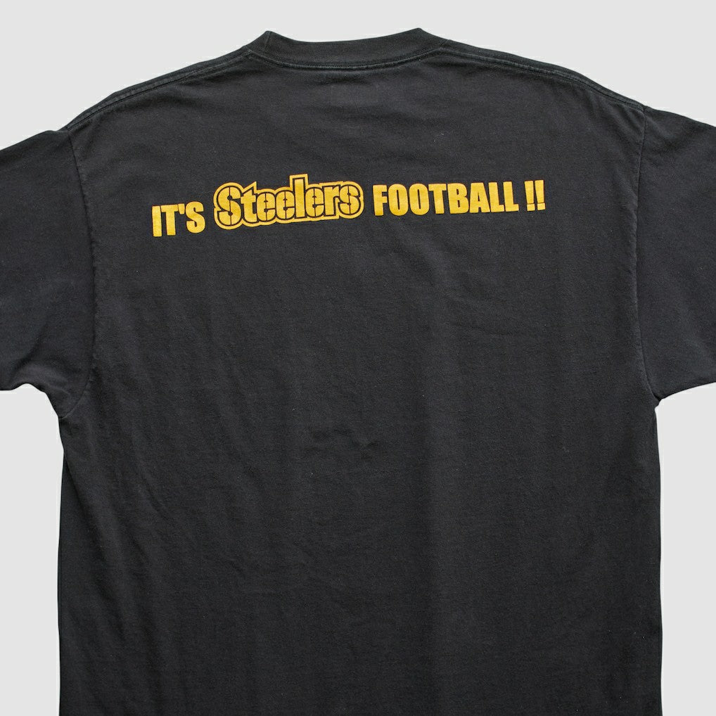Pittsburgh Steelers Reebok 2000s T-shirt Black Vintage