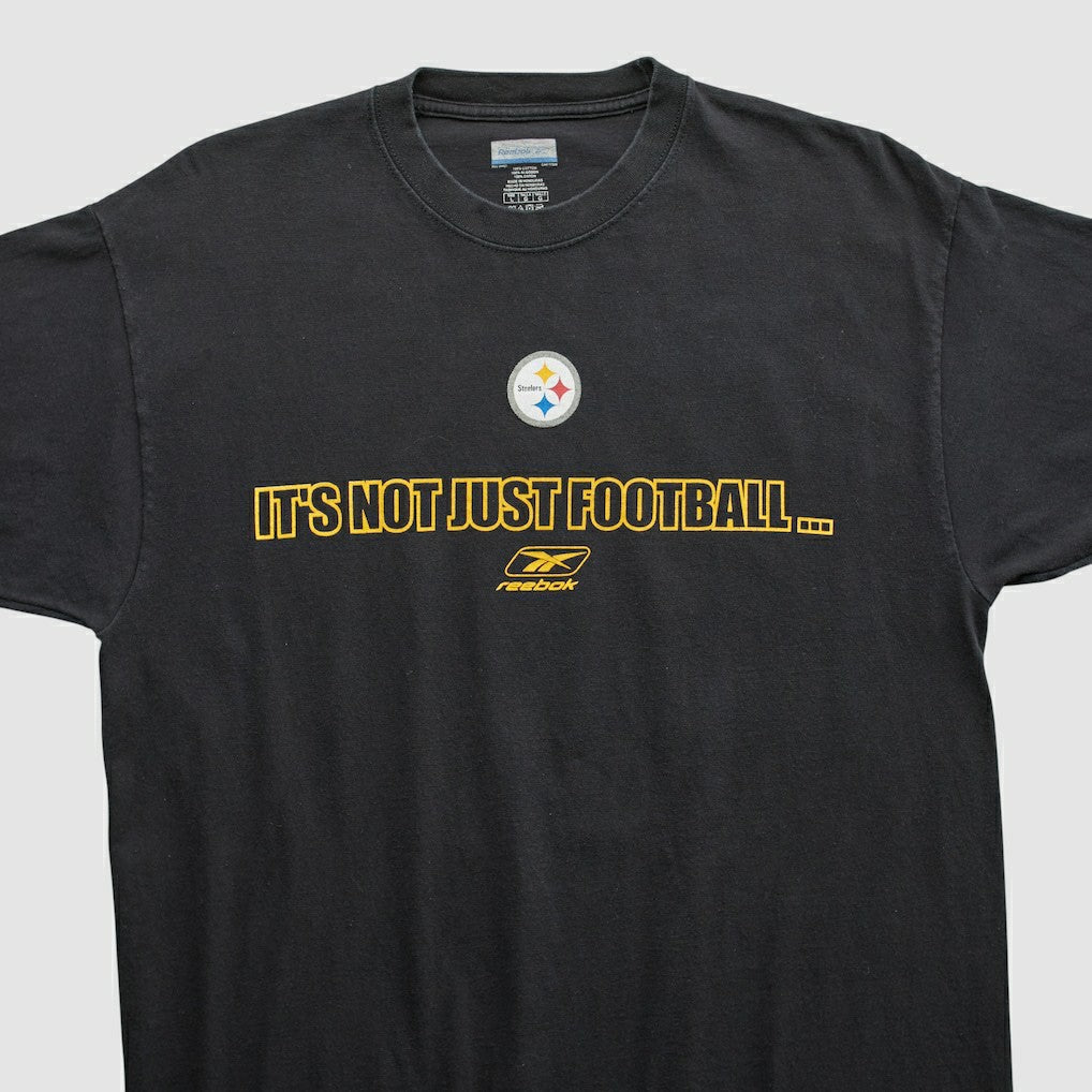 Pittsburgh Steelers Reebok 2000s T-shirt Black Vintage