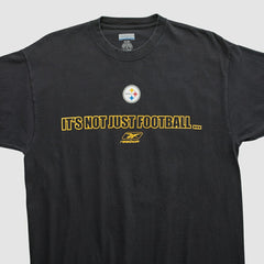 Pittsburgh Steelers Reebok 2000s T-shirt Black Vintage