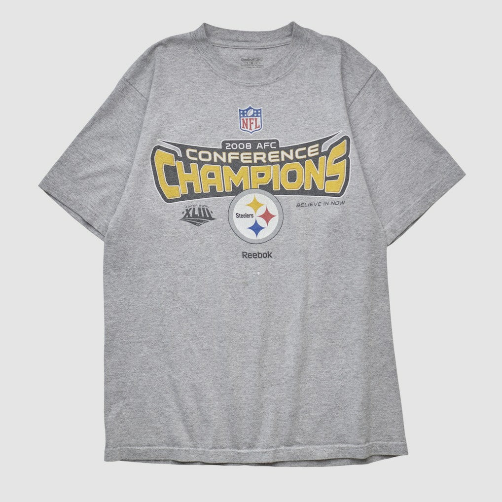 Conference Champions Reebok 2008 T-shirt Heather Gray Vintage