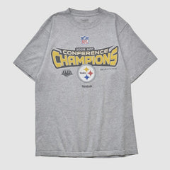 Conference Champions Reebok 2008 T-shirt Heather Gray Vintage