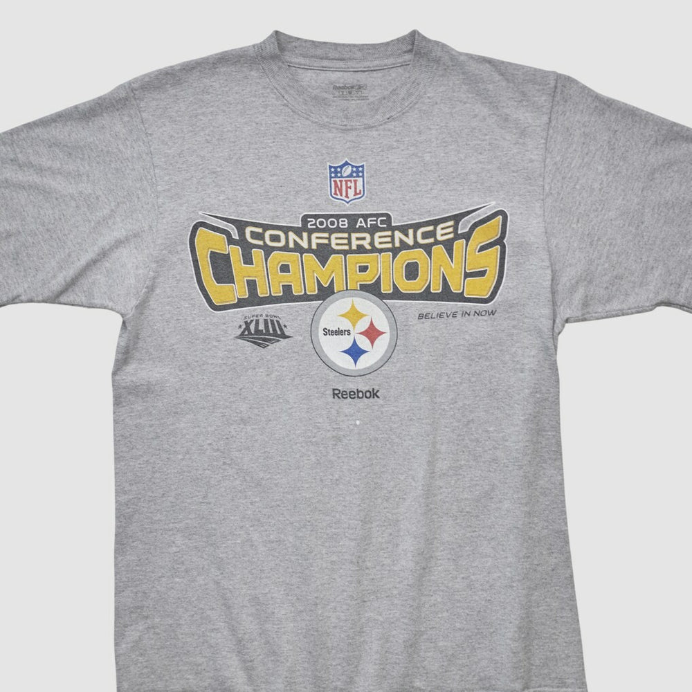 Conference Champions Reebok 2008 T-shirt Heather Gray Vintage