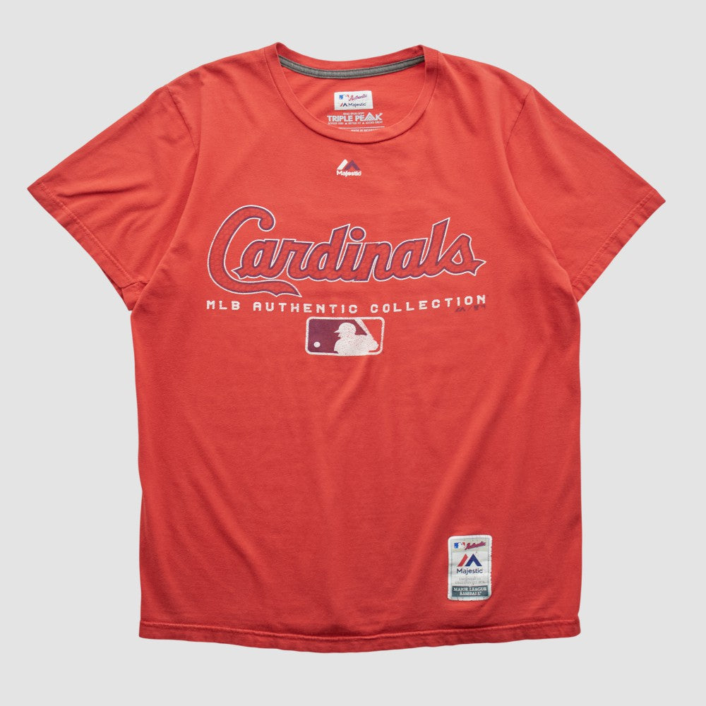 St. Louis Cardinals Majestic 2010s T-shirt - Red - M by Fanatics Real Vintage T-shirts