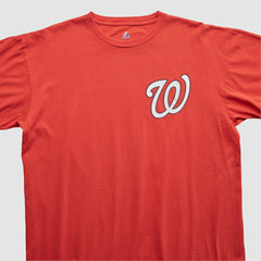 Washington Nationals Majestic 2000s T-shirt - Red - L by Fanatics Real Vintage T-shirts