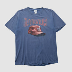 Washington Nationals CSA 2000s T-shirt - Navy - XL by Fanatics Real Vintage T-shirts