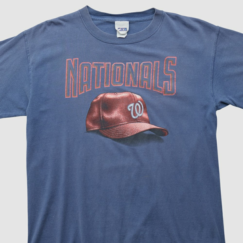 Washington Nationals CSA 2000s T-shirt - Navy - XL by Fanatics Real Vintage T-shirts