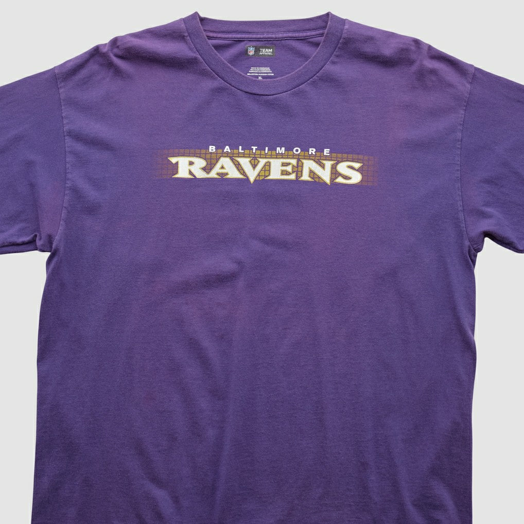 Baltimore Ravens NFL 2010s Long Sleeve T-shirt Purple Vintage