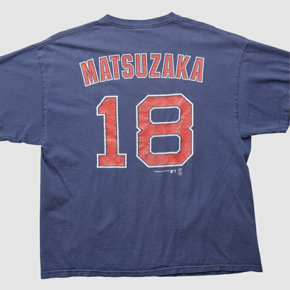 Boston Red Sox Delta 2000s T-shirt - Navy - L by Fanatics Real Vintage T-shirts
